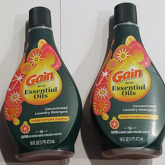 gain Other 2 Bottles Gain With Essential Oils Laundry Detergent